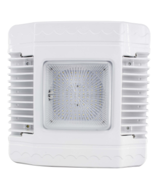 150 Watt LED Canopy Light, 5700K, 19000LM, AC100-277V, DLC Premium Recessed Surface Mount, For High Bay Carport, Gas Stations, Indoor Parking, Underpasses, Loading Docks, Outdoor Area Light