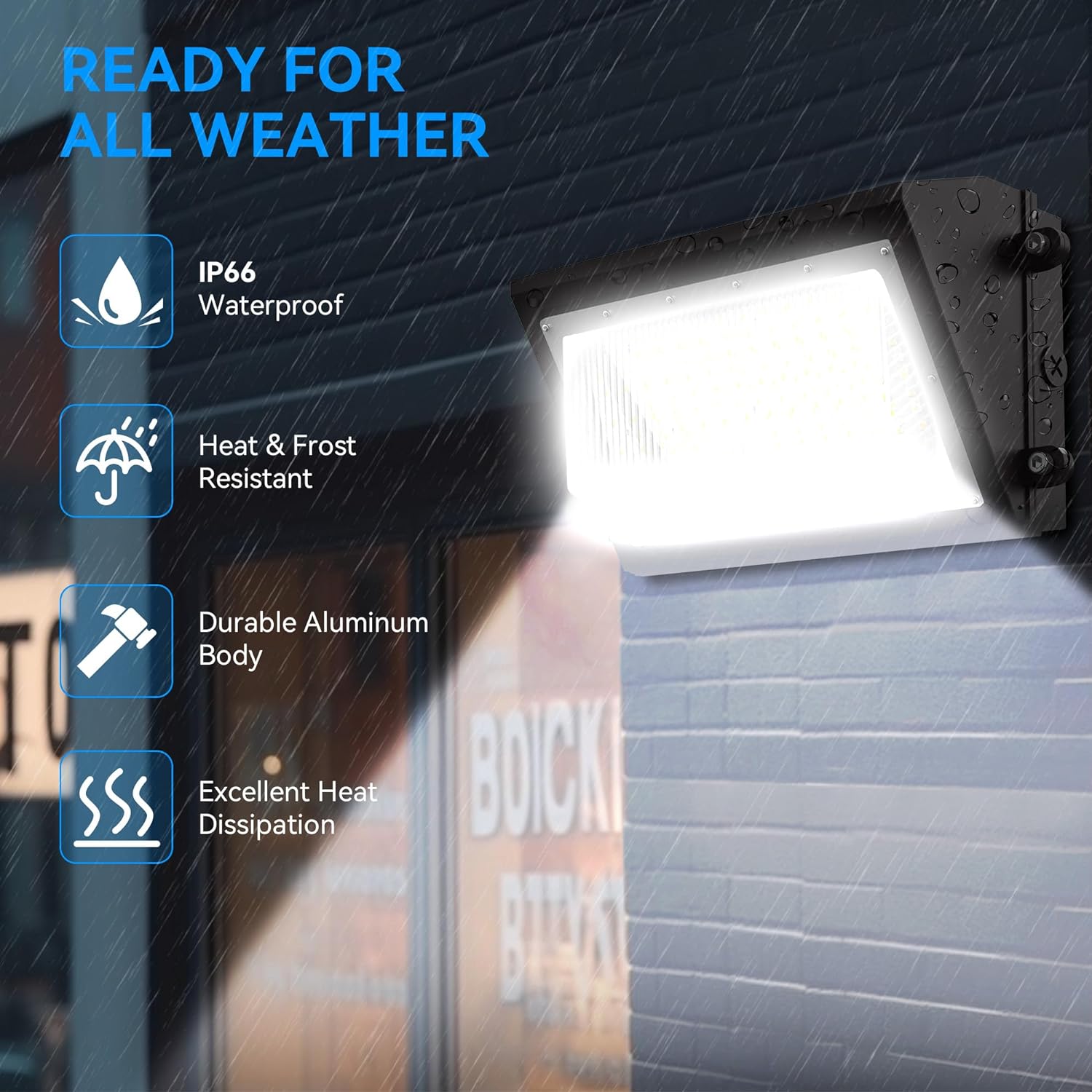 Paquete de pared LED de 80 W