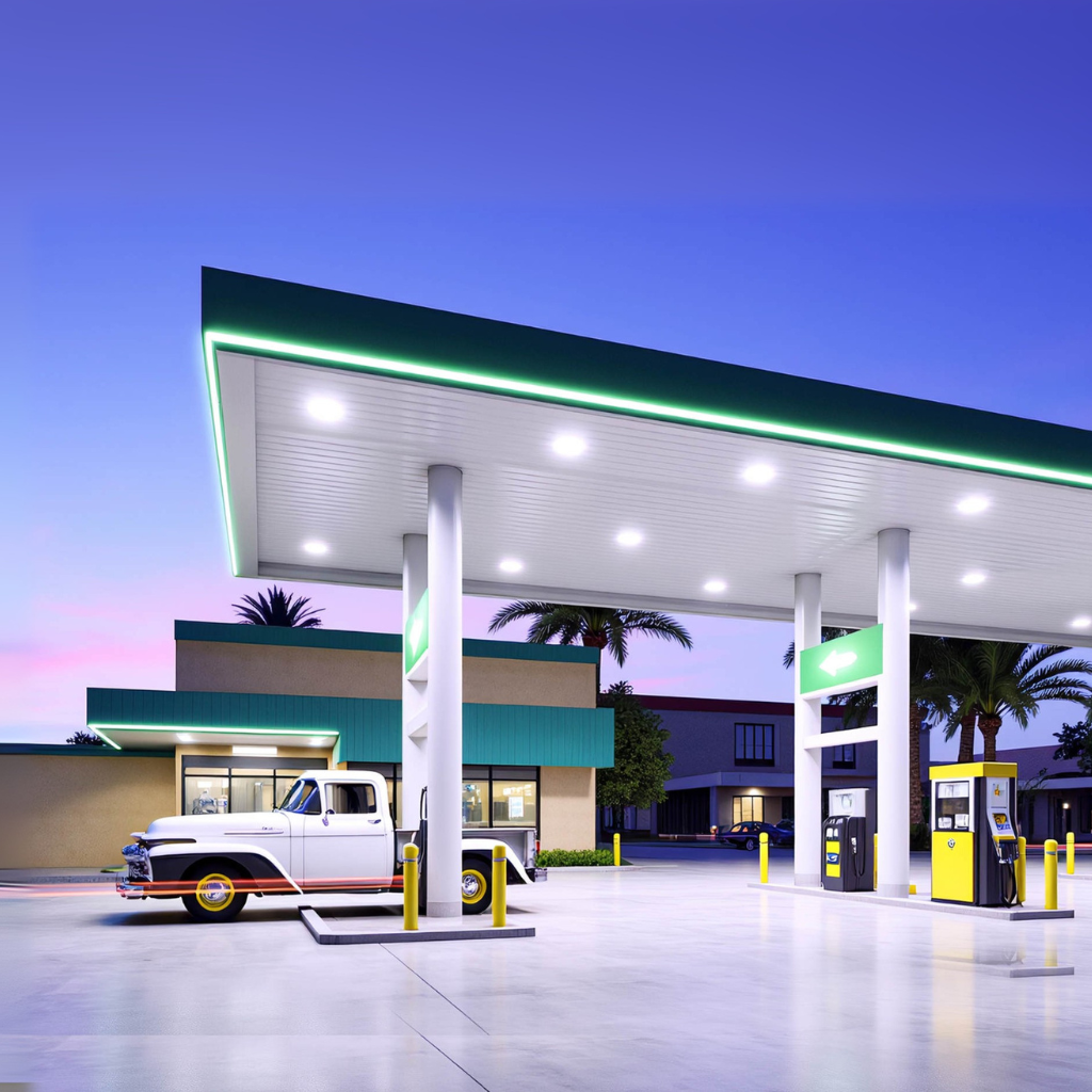Gas Station Lighting