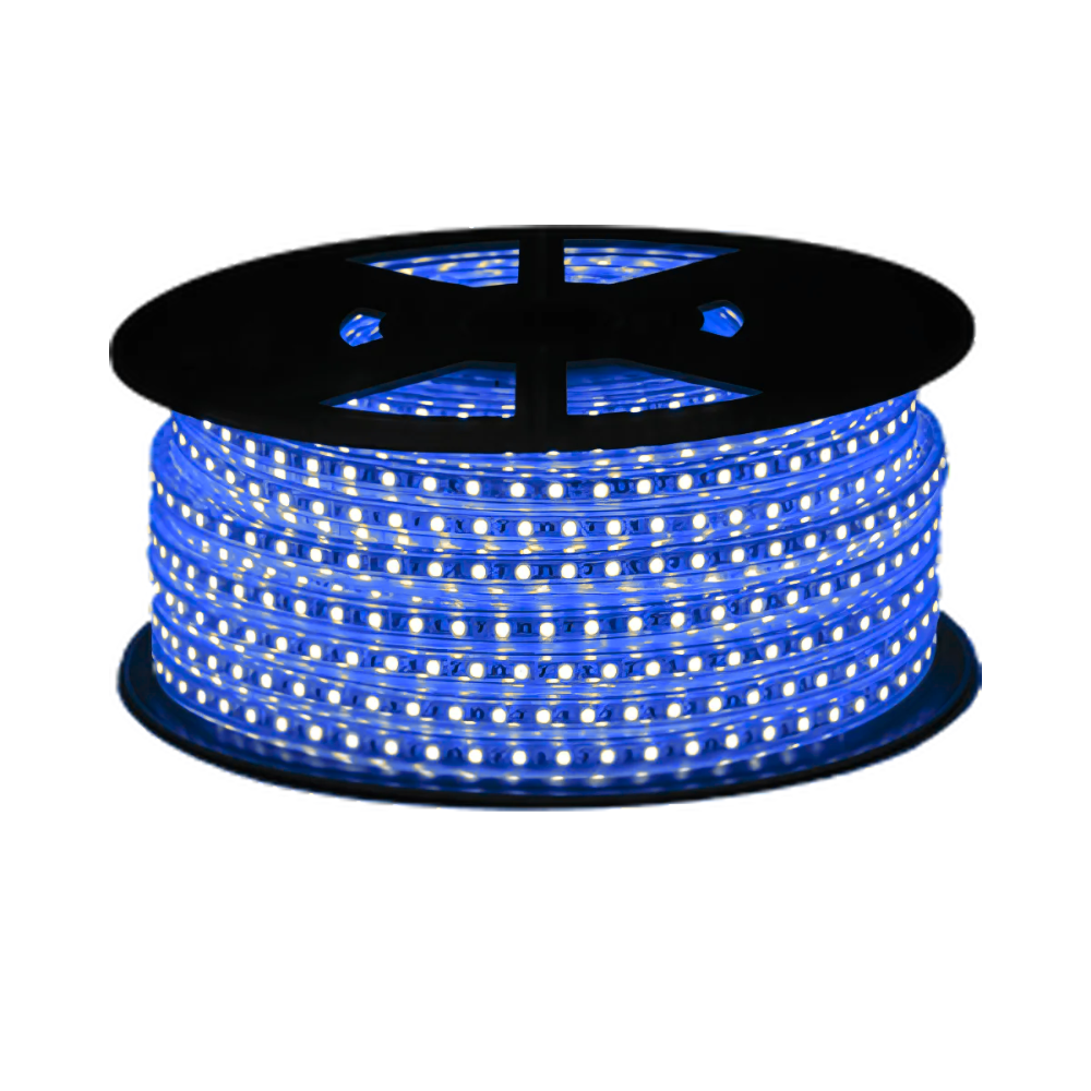 Tiras de luces LED de 120V - RGB (Rojo, Azul, Rosa, Verde, Ámbar)