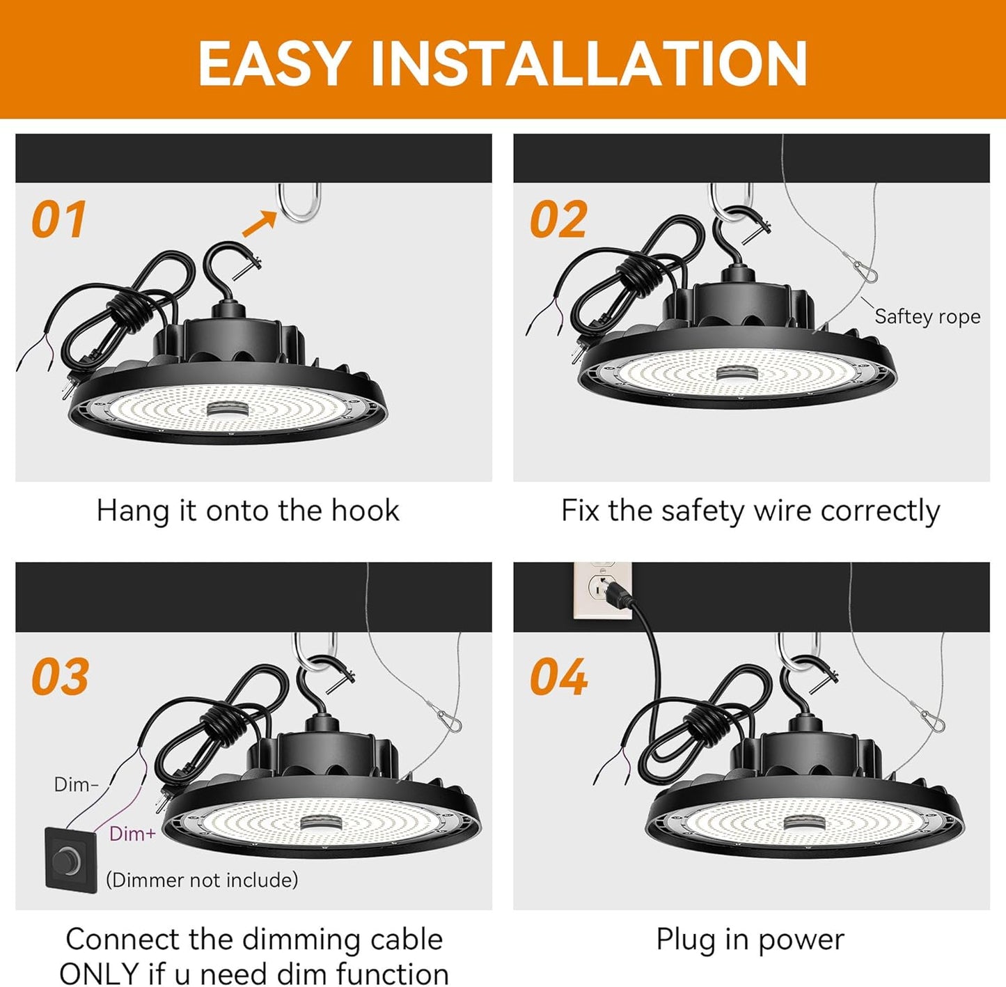 100W LED UFO High Bay