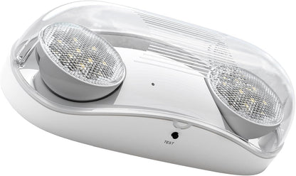 Outdoor LED Emergency Light | Adjustable | Two LED Bug Eye Head | Battery Backup