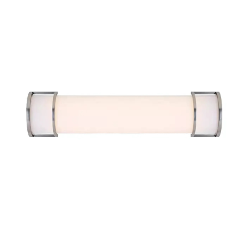 Lámpara LED de tocador (24”) – 20W, 3000K, níquel cepillado