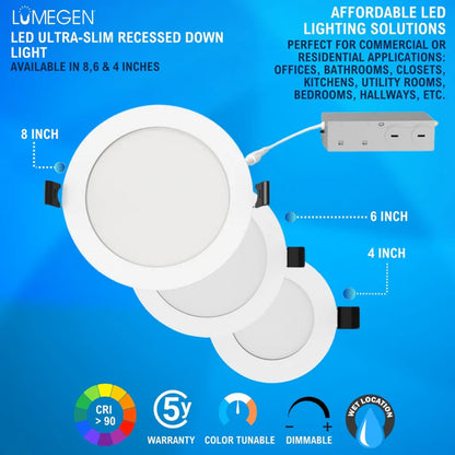 18W 8'' LED Slim Downlight 5CCT