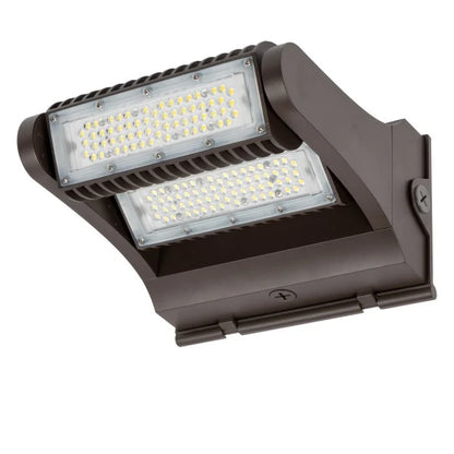 Rotatable LED Wall Pack - Up to 250 MH Equivalent - Up to 11,200 Lumens - 5000K