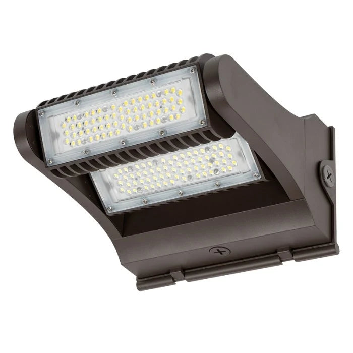 Rotatable LED Wall Pack - Up to 250 MH Equivalent - Up to 11,200 Lumens - 5000K